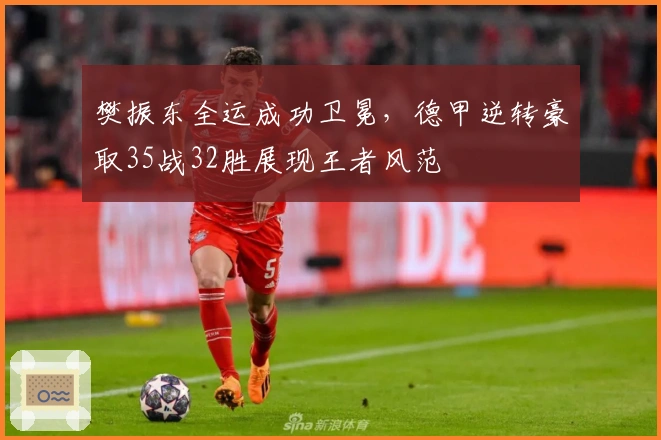 樊振东全运成功卫冕，德甲逆转豪取35战32胜展现王者风范